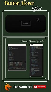 ✨ Creative Button Hover Animation Using HTML, CSS & JavaScript | Modern Button Hover Effect Tutorial