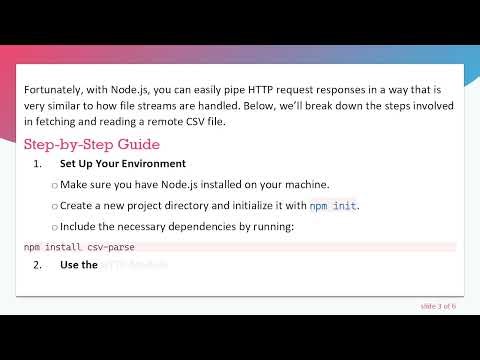 How to Fetch and Read CSV Files from a URL Using JavaScript