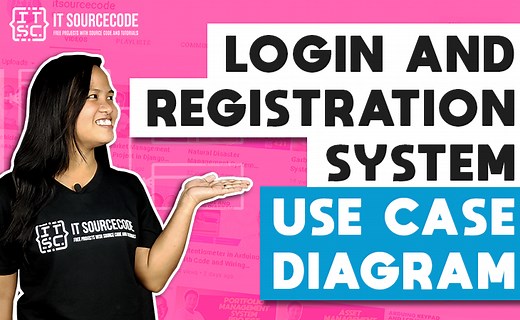 Use Case Diagram for Login and Registration | UML