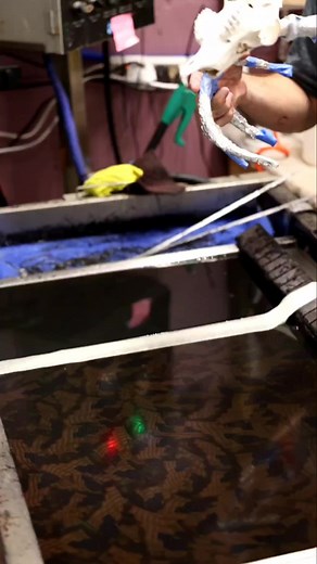 Hydrodipping a euro mount #foryoupage #fyp #europeanmounts #flag #hydrodipping #custom #hydrographics #hunting | Southern Missouri Hydrographics