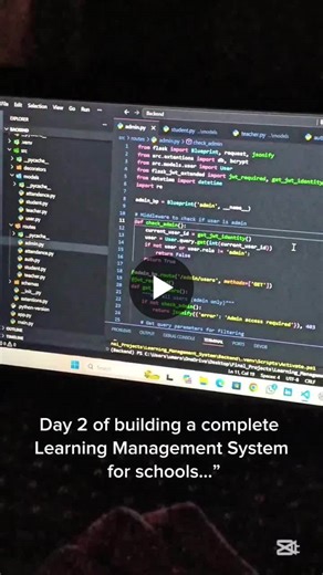 Building a Secure LMS with Python Flask and MySQL | Muhammad Umar Farooq posted on the topic | LinkedIn