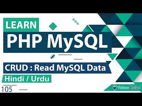 PHP MySQL CRUD - Read Data Tutorial in Hindi / Urdu