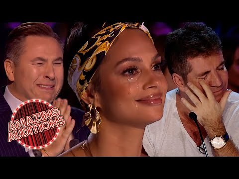 TOP 10 EMOTIONAL Singing Auditions that made the Judges CRY!