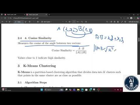 Unsupervised Learning Approaches | K-Means, DBSCAN, Hierarchical | Module 5 Part 2 (KTU AMT305)