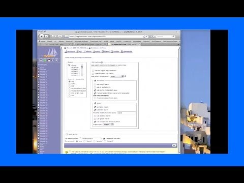 How to backup MySQL database using PHPMyAdmin
