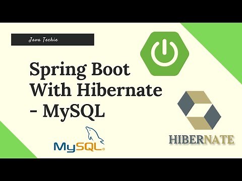 spring boot with Hibernate and MYSQL