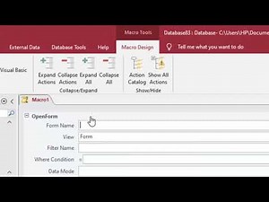 Creating Macro in Microsoft Access‪@COMPUTEREXCELSOLUTION‬