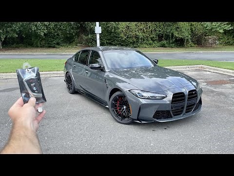 2024 BMW M3 Competition: Start Up, Exhaust, Test Drive, Walkaround, POV and Review
