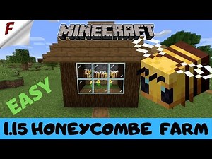 ✅ Minecraft Beehive apiary easy to build bee nest honeycomb farm Java 1.15
