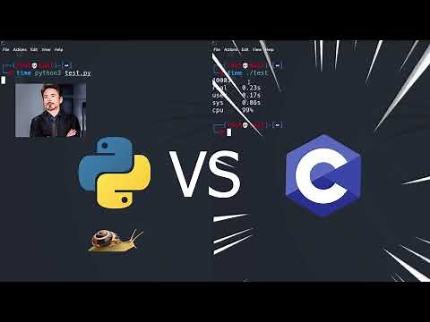 Python vs C speed test