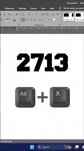 How to Insert Tick (✓) and Cross (✗) Mark Symbols in MS Word Using Shortcut Keys #shortcutkeys