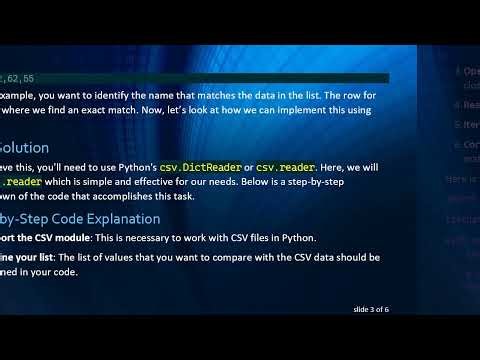 How to Read CSV Rows and Compare with a List in Python