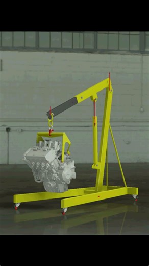Inventor Dynamic Simulation: Engine Lifter/Hoist