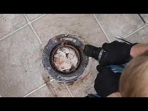 Replacing a Cast Iron Toilet Flange Part 3