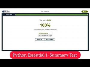 Cisco Python Essential Part 1 Summary Test Answers | Cisco PE1- Summary Test Answers #python #cisco