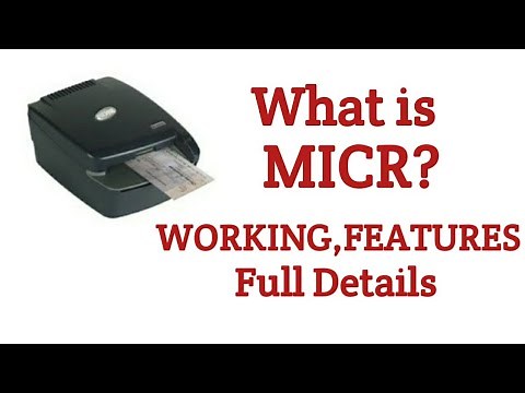 What is MICR(Magnetic Ink Character Recognition)|Define MICR|Working|Characteristics|Input Device..