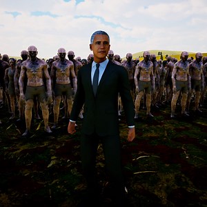 Barack Obama VS 1 Million Zombies ! 😱 Who will win ? 🤔 | Epic Warz