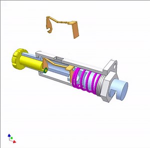 Push-turn button mechanism on Make a GIF