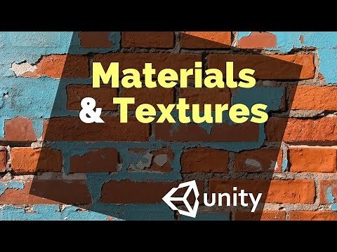 Textures and Materials in Unity | how to create textures for unity | unity texture tutorial