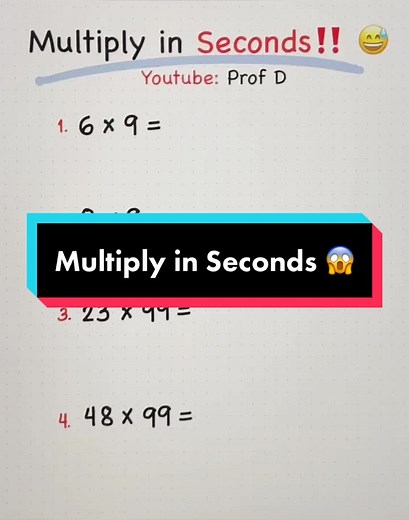 Quick Multiplication Tricks for Fast Calculation
