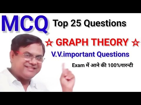 MCQ | Graph Theory Multiple Choice Questions | Graph Theory Objective Questions