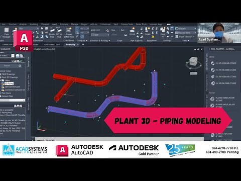 Plant 3D - Piping Modeling