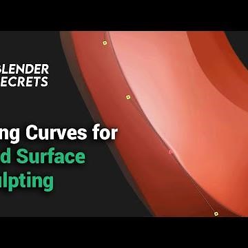 Blender Secrets - Using Curves for Hard Surface Sculpting