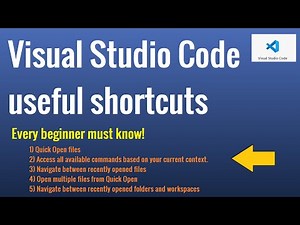 Visual Studio Code important Shortcuts || Every Beginner Must Know