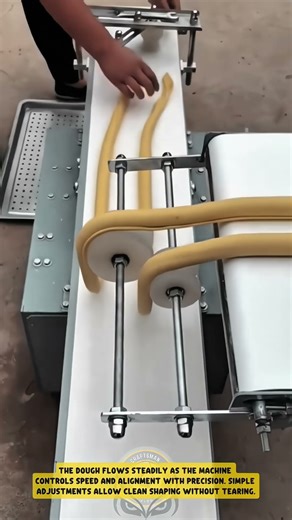 Continuous Dough Forming Process using Compact Conveyor Machine – Good Tools and Machinery