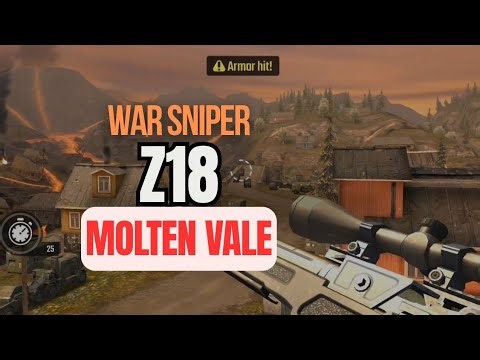 War Sniper Z18 Molten Vale Complete All Mission Gameplay Walkthrough