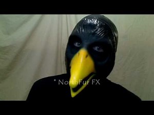 Foam Latex Lyonshel® Crow Face Prosthetic Mask