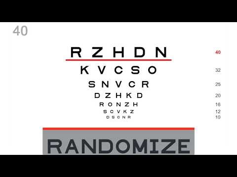 Chart2020 Visual Acuity - Quick Demo