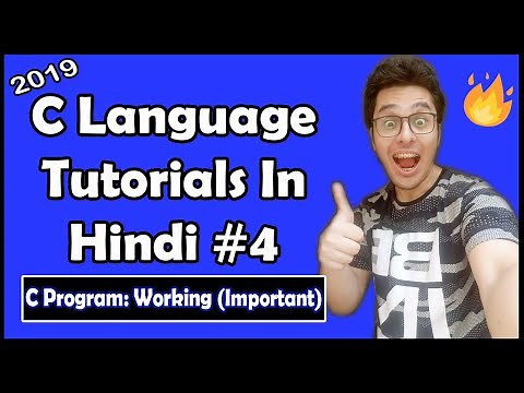 Basic Structure of C Program in Hindi: C Tutorial In Hindi #4