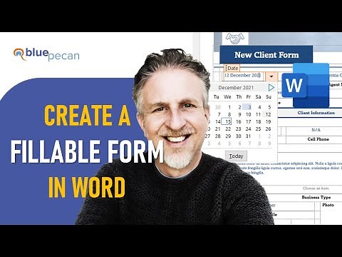 How to Create a Fillable Form in Microsoft Word | Create a Tab Through Form in Word