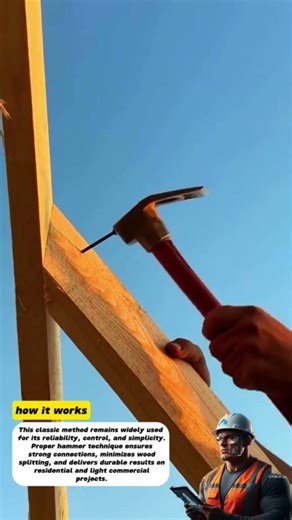 traditional Wood Framing with Precision Hammer Nailing