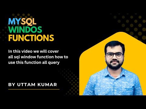 SQL Window Functions Explained | Easy Tutorial for Beginners |2025