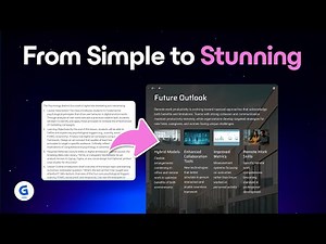 Turn Plain Text into a Professional Document with AI