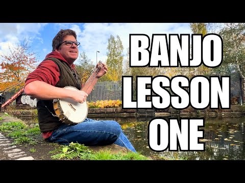 FIRST BANJO LESSON FOR BEGINNERS (4K) – Forget the Rules, No Theory, Just Fun Outdoor Vibes!