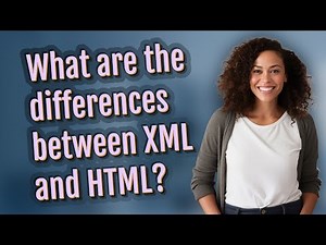 What are the differences between XML and HTML?