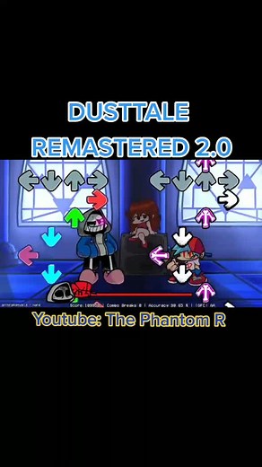 Dusttale Remastered 2.0 - FNF Remix Gaming Video