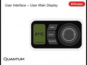 Dimplex Quantum Heater User Display - Advance Button