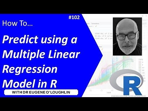 How To... Make a Prediction using a Multiple Linear Regression Model in R #102