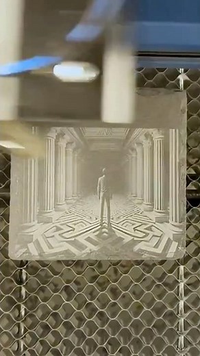 Photo Engraving a Slate Coaster | Laser Engraving