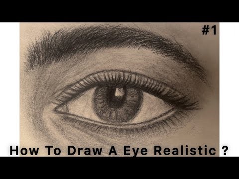 How to Draw a Realistic Eye – Easy Step-by-Step Tutorial for Beginners / N:1