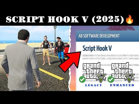 How to Install Script Hook V in GTA V Enhanced & Legacy (2025) GTA 5 ScriptHookV 🔥