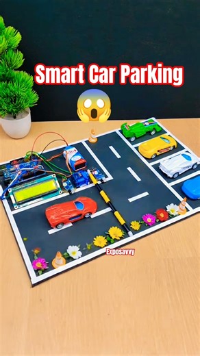 😱 Smart Car Parking System Using Arduino | Automatic Parking Tech 🚗 #Shorts #arduino #projects #toll