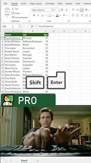 🚀 Select cells in Excel instantly! #excel #spreadsheet #excelforbeginners
