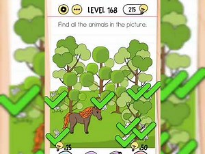 Brain Test Level 168 Solution Walkthrough