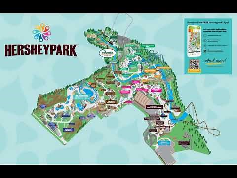 Hershey´s Park Map 2022 - FREE Map Download - Theme Park Brochures