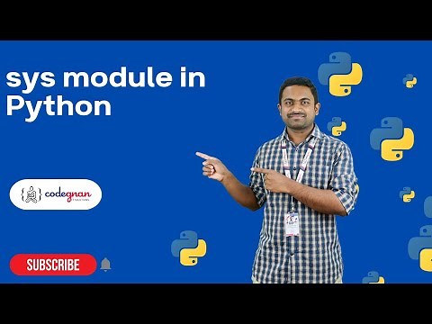 Sys module in Python | Python Tutorials - 2022 | Codegnan